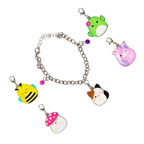 Squishmallows Add a Charm Interchangeable Bracelet Set NEW - Picture 3 of 12